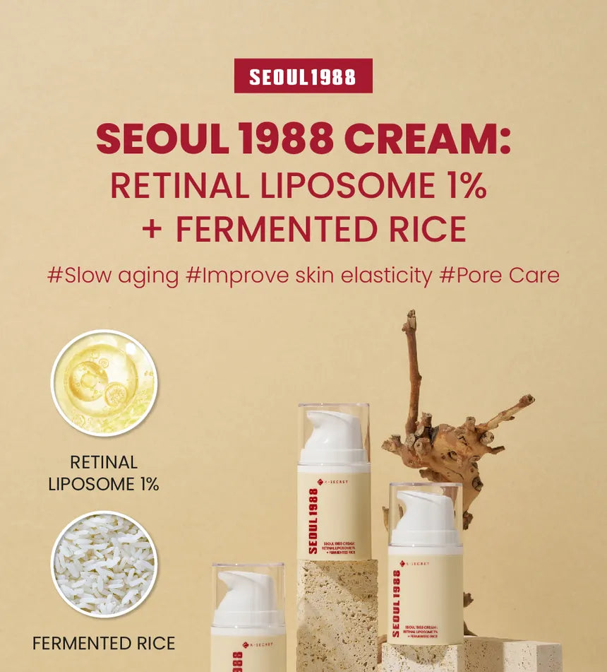 K-SECRET - SEOUL 1988 Retinal Liposome 1% + Fermented Rice 50ml